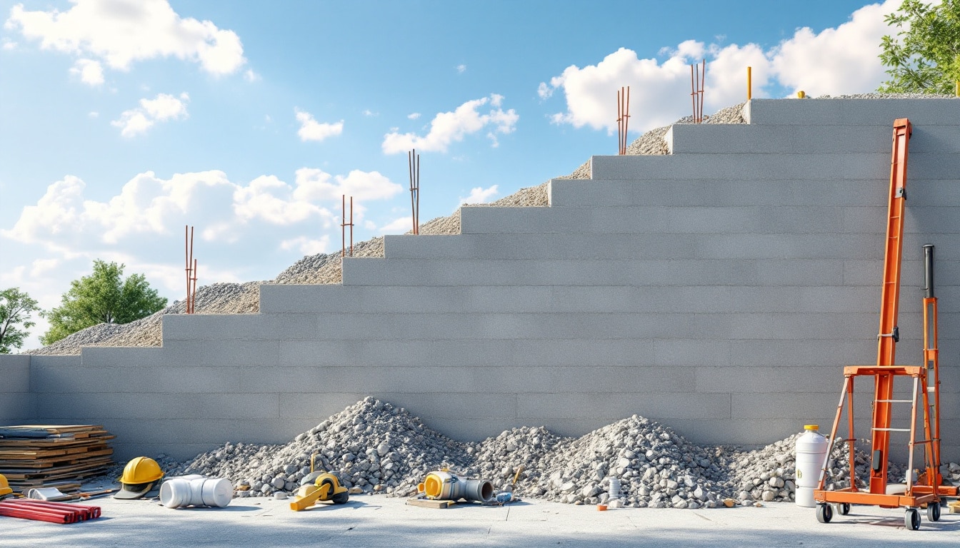 découvrez les erreurs courantes à éviter lors de la construction d'un mur en parpaing en pente et trouvez des solutions pratiques pour garantir la solidité et la réussite de votre projet.