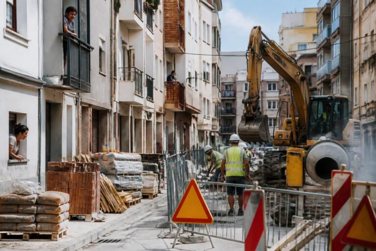 Chantier et voisinage : horaires, bruit, dépôt de matériaux sur trottoir