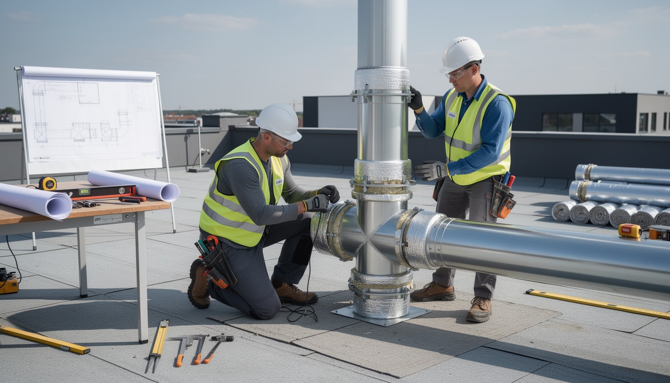 découvrez les exigences du dtu 24.2 pour la pose sécurisée des conduits de fumée, garantissant conformité et performance dans vos installations.