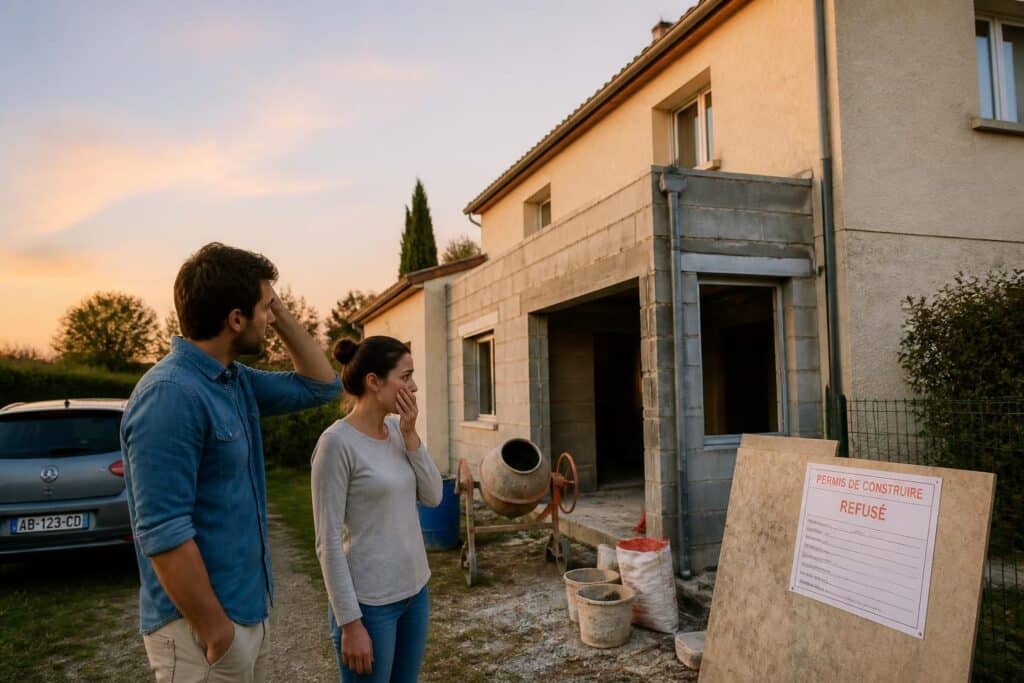 découvrez qui est responsable en cas de construction sans permis découverte après l'achat d'un bien immobilier et quelles sont les démarches à suivre.