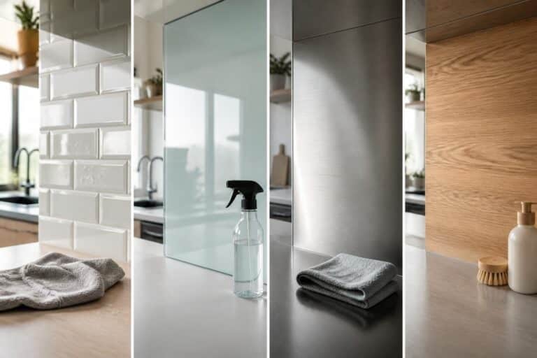 Crédence de cuisine : carrelage, verre, inox ou stratifié : le comparatif entretien