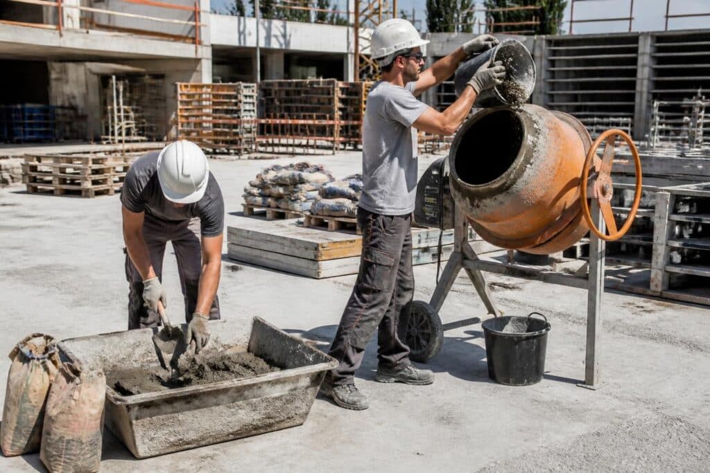 découvrez à partir de quel volume il est préférable de gâcher le béton à la main ou à la bétonnière pour optimiser votre chantier.