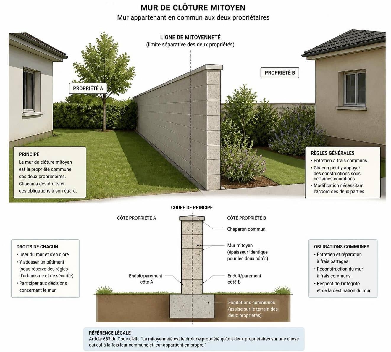 découvrez vos droits concernant le refus ou l'acceptation que votre voisin s'appuie sur votre mur de clôture. conseils juridiques et solutions pratiques expliqués clairement.