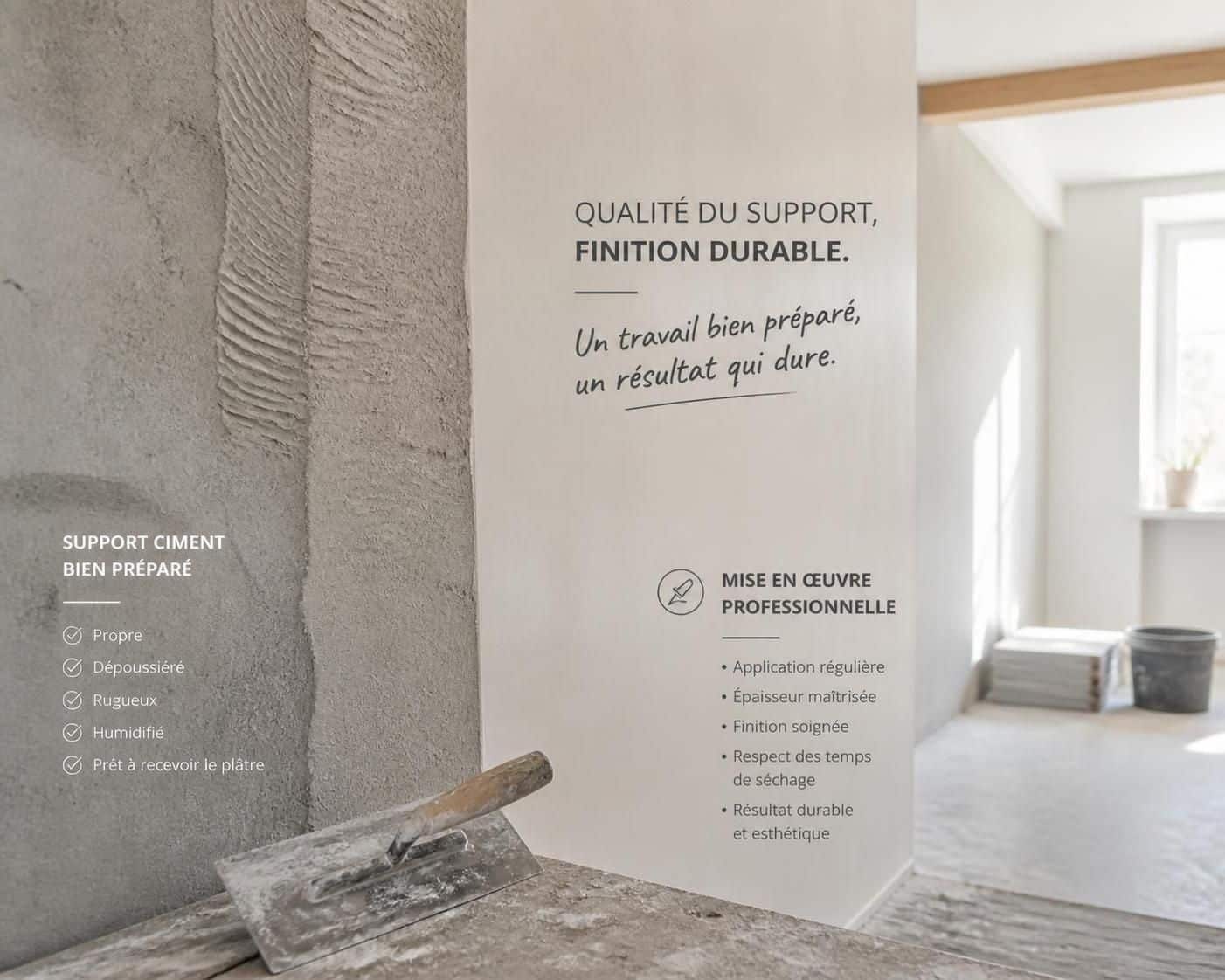 découvrez les différences entre le plâtre et le ciment, leurs usages spécifiques, et choisissez le liant adapté à vos travaux de construction ou de rénovation.