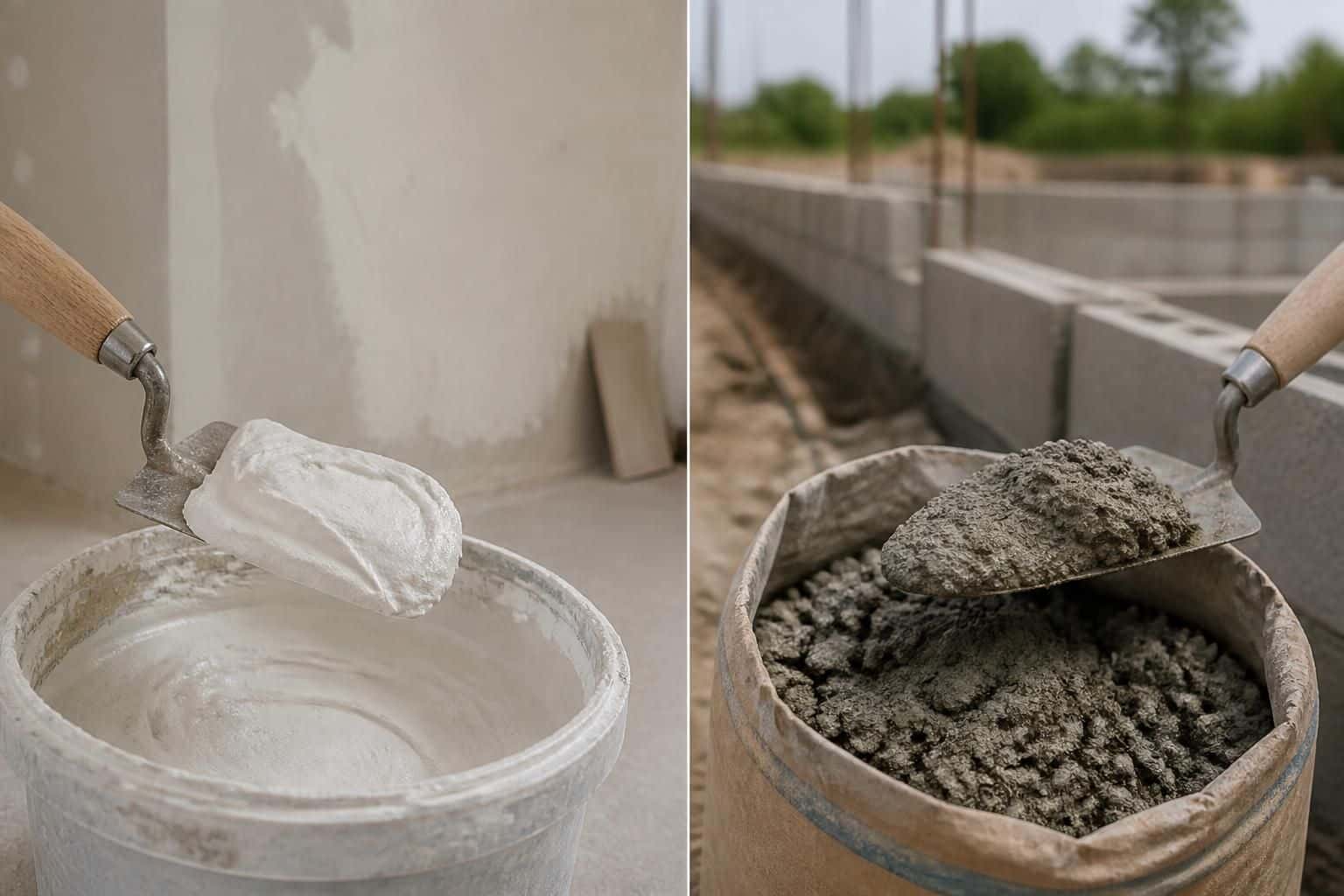découvrez les différences entre plâtre et ciment, et choisissez le liant adapté à vos travaux de construction ou de rénovation pour un résultat optimal.