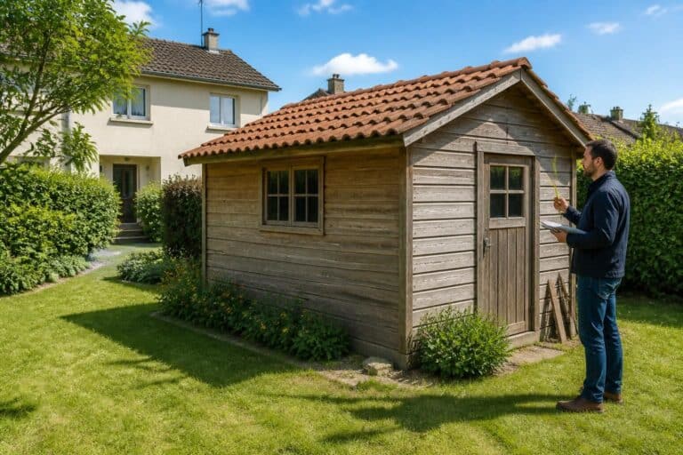 Abri de jardin non déclaré : risques réels et régularisation