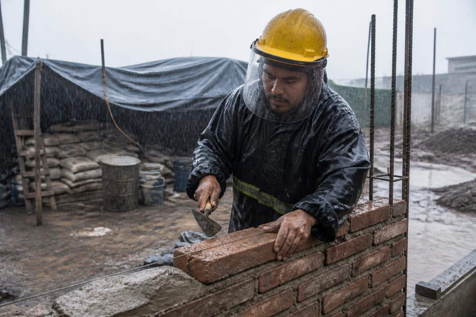 découvrez si monter un mur sous la pluie est possible, les précautions à prendre et les conseils pour garantir la qualité de vos travaux malgré les intempéries.