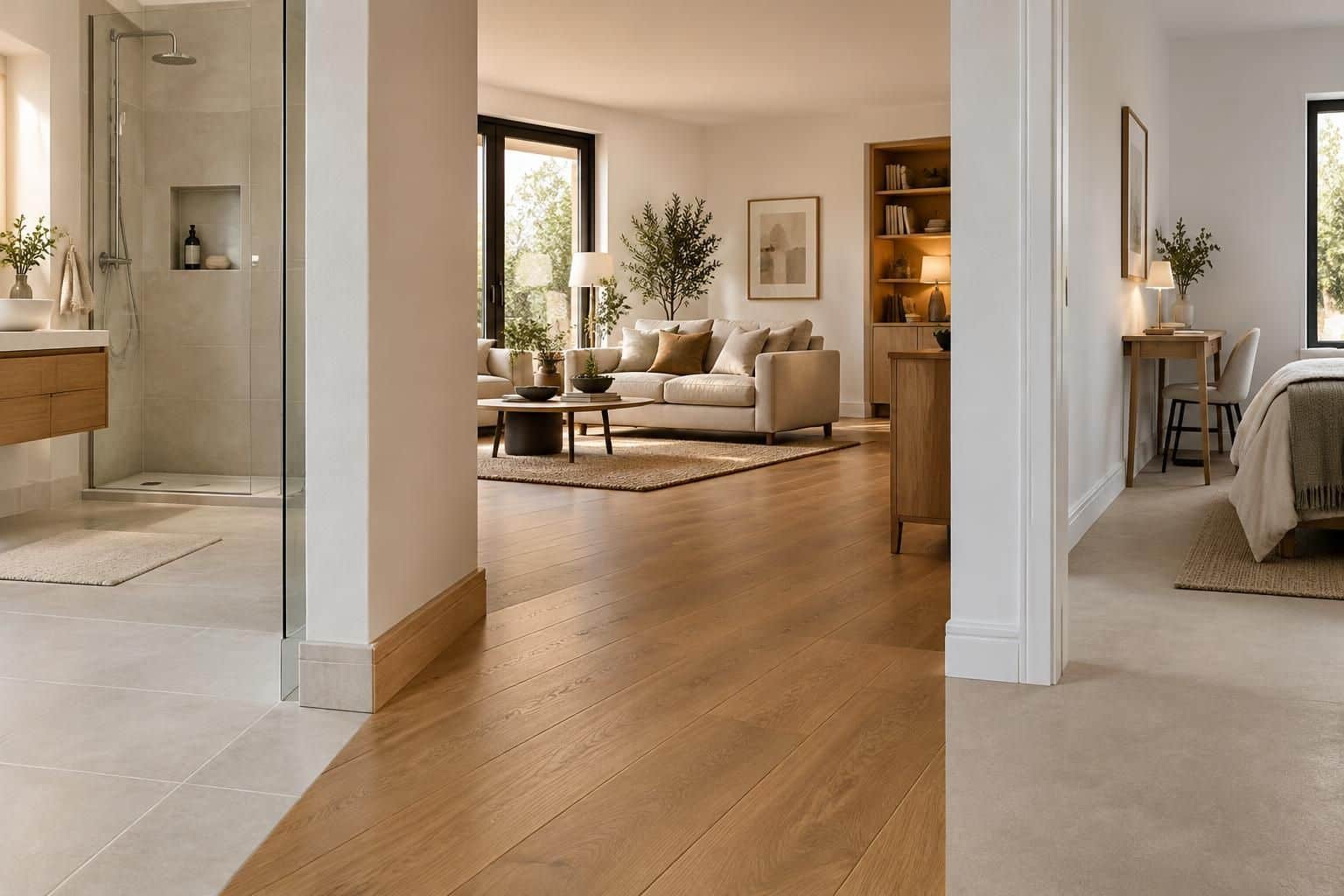 carrelage, bois ou mdf : découvrez quelle plinthe choisir selon la pièce, l’humidité, le style et les contraintes d’entretien.